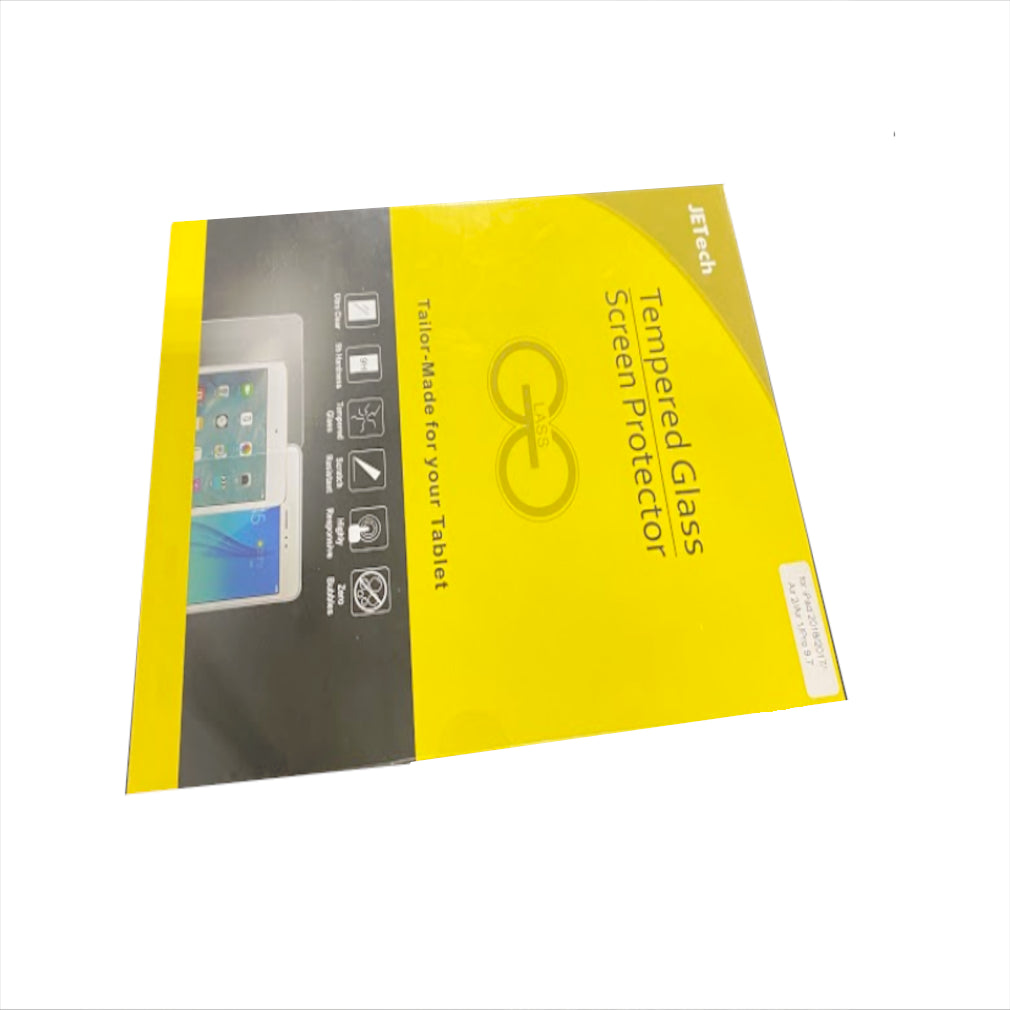 JETech Tempered Glass Screen Protector for iPad 2018/2017/Air 2/Air 1/Pro 9.7