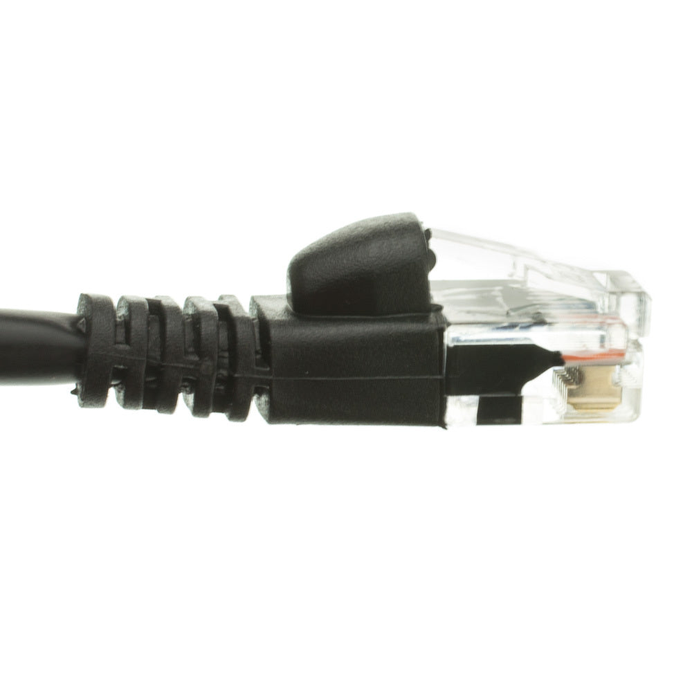 CableWholesale 10X6-02207 Cat5e Black Copper Ethernet Cable