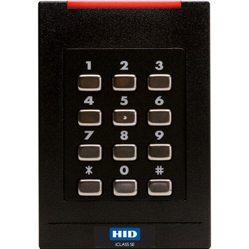 HID 921NTPNEKE013N iCLASS SE RK40 Keypad Wall Switch Reader