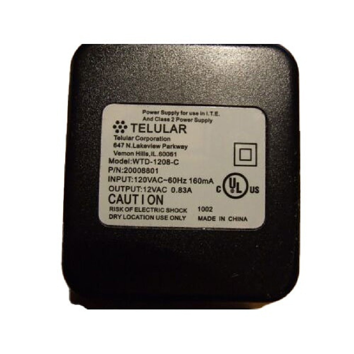 Telular 20008801 Transformer F/TG1 AND TG4