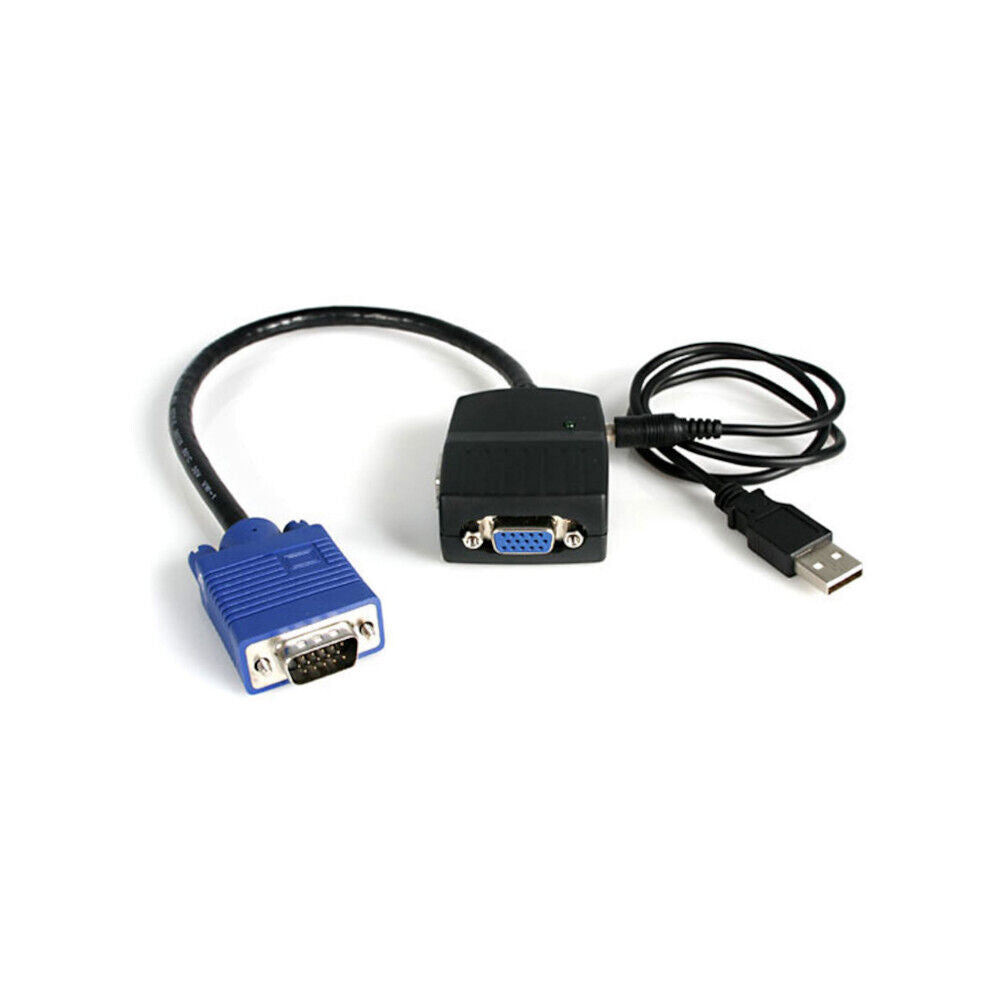 2 Port VGA Video Splitter USB Powered