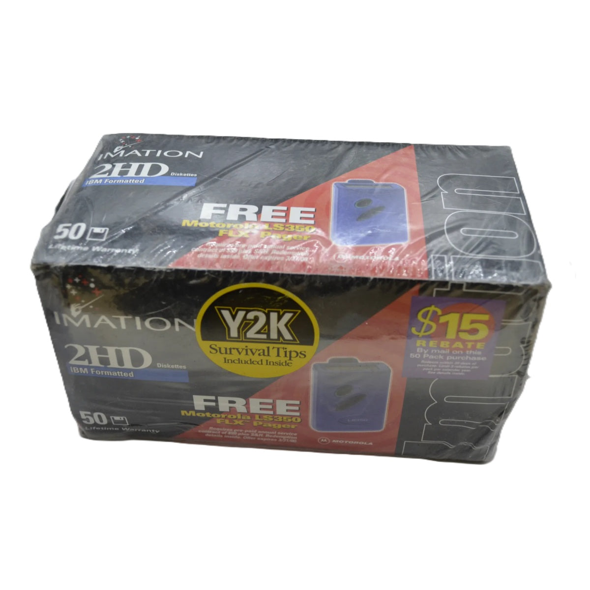 Imation 484972 3.5-inch 2HD IBM formatted diskettes