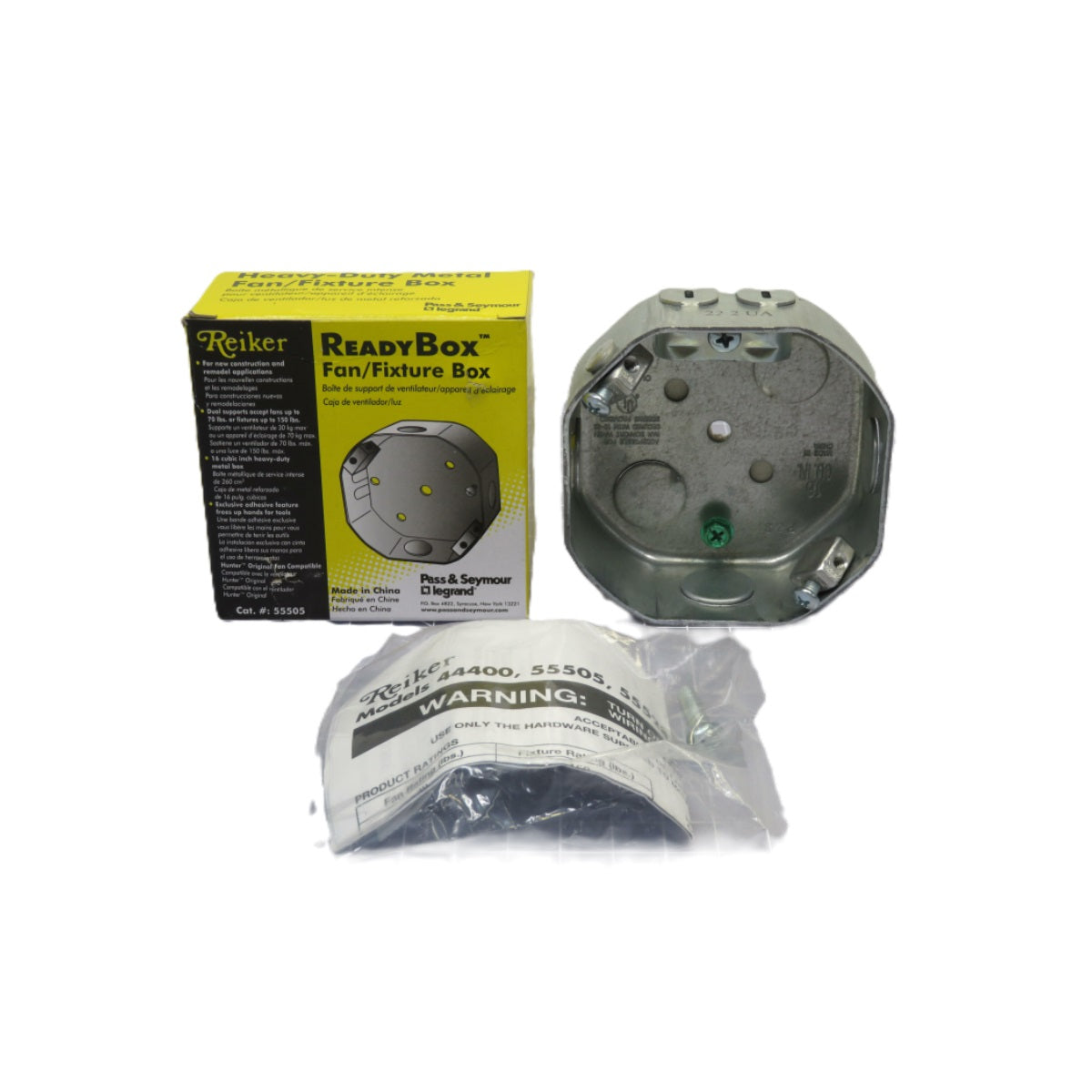 Reiker Ready Box Fan Fixture Box KIT 55505