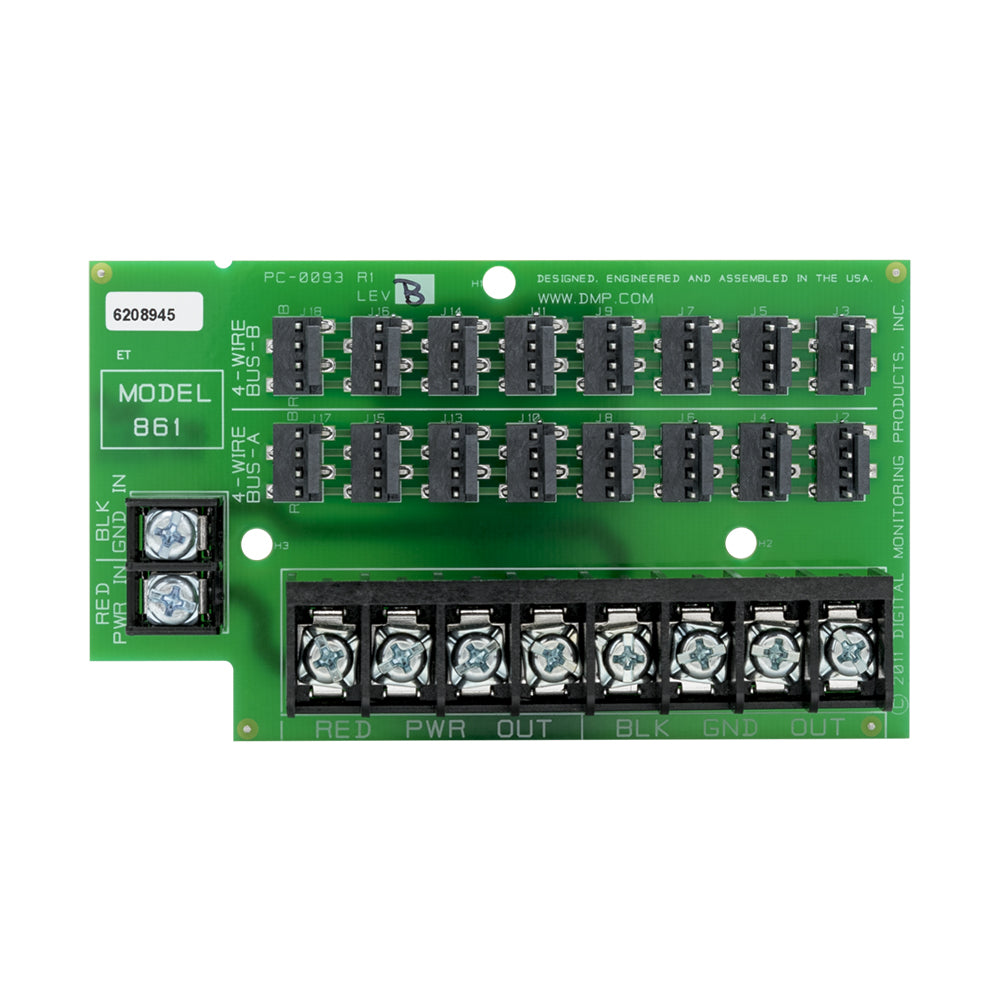 DMP 861 Auxiliary Power Distribution 4-Wire Bus Module