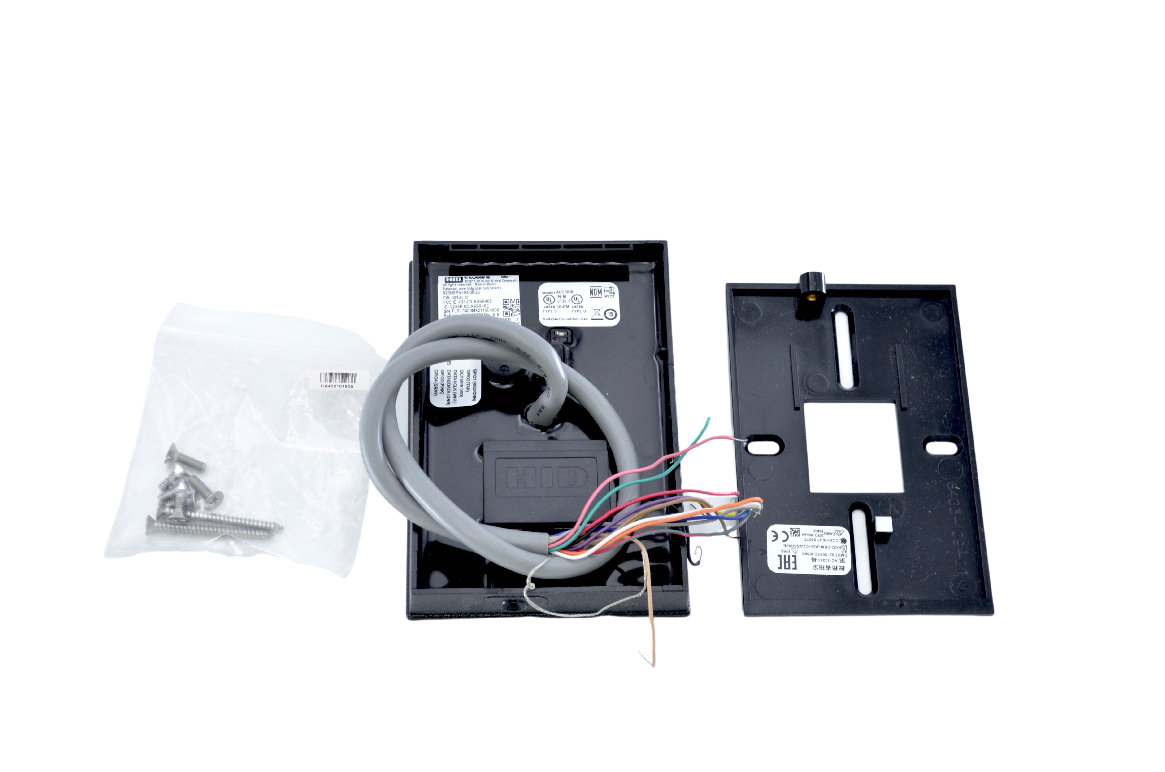 HID 920NSPNEKE00QU Wall Switch Reader iCLASS Seos cards 13.56 MHz, Bluetooth