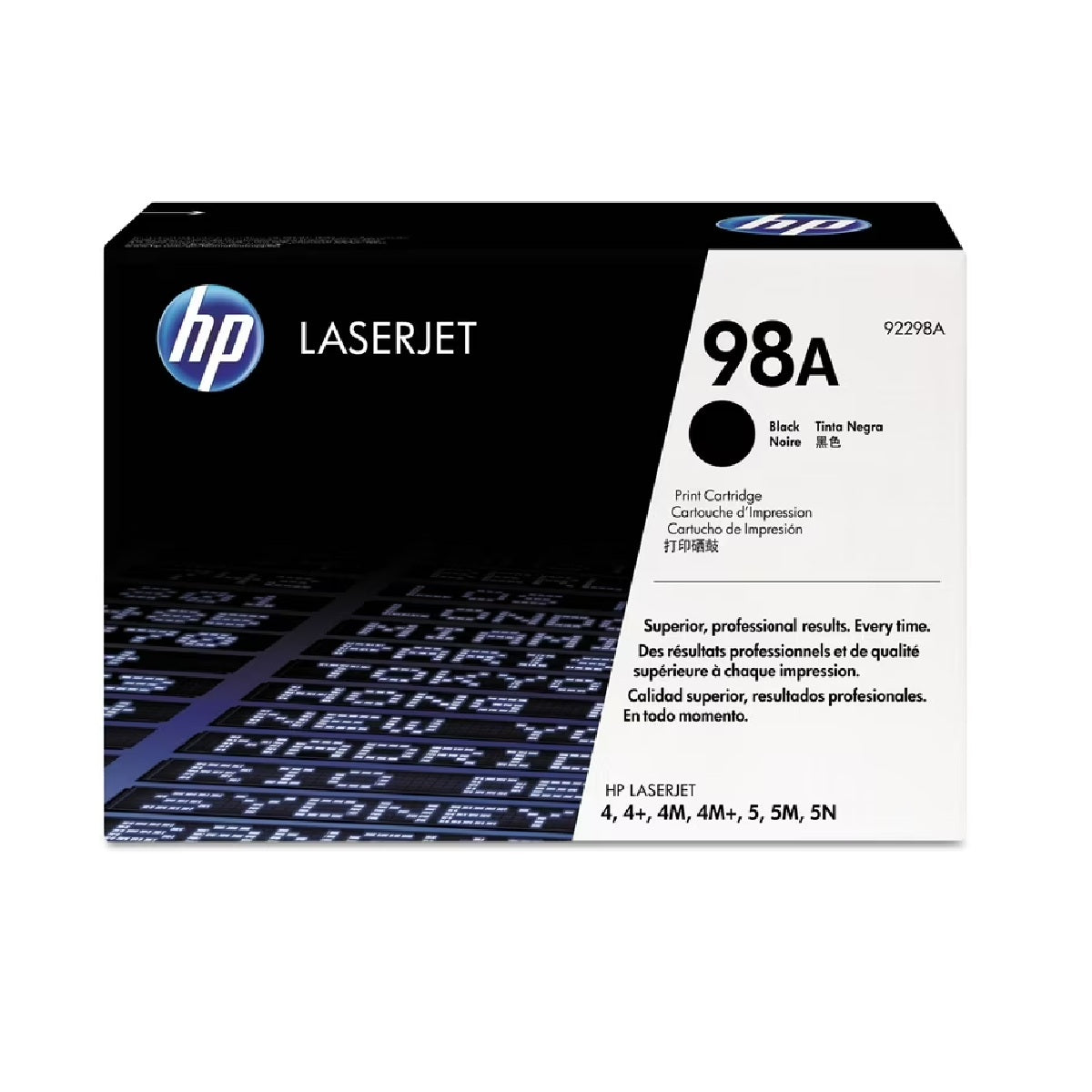 HP 92298A 98A Black Toner Cartridge