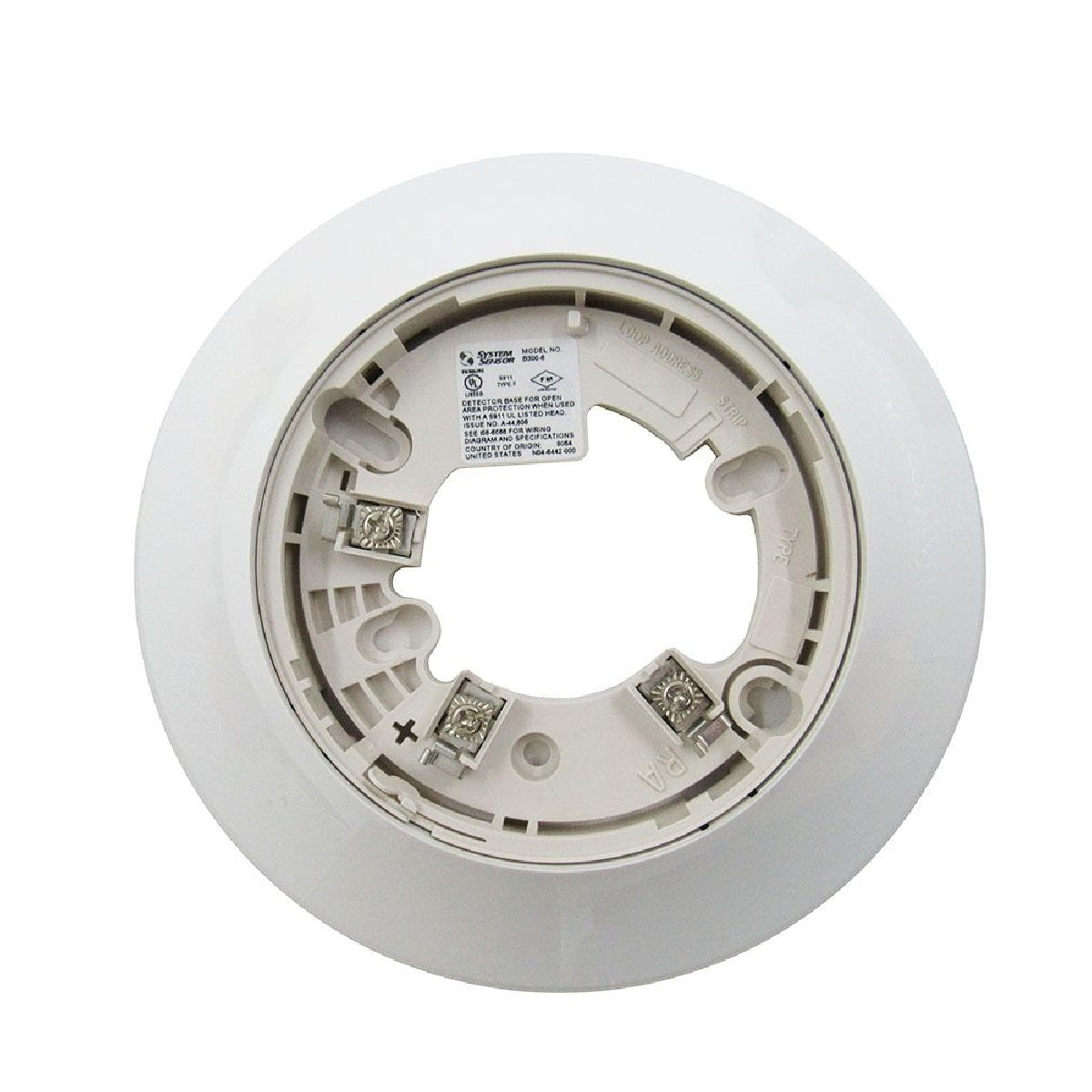 System Sensor B300-6-BP Addressable Heat Detector with Base
