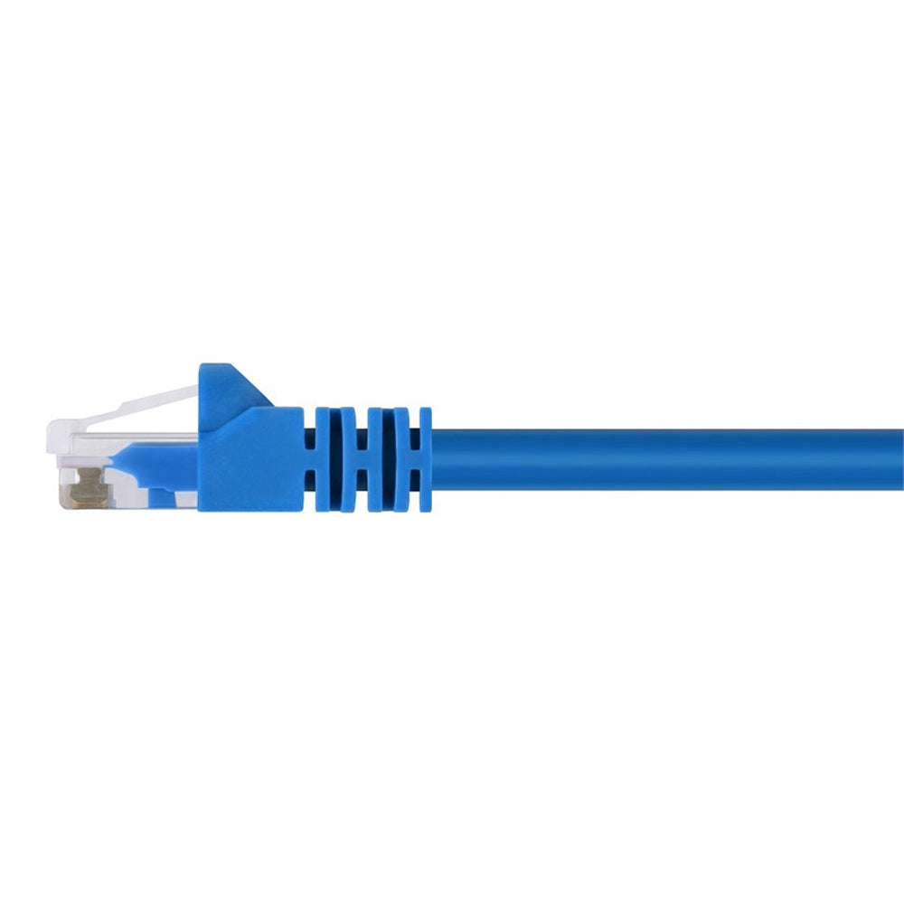 Monoprice Cat6 3ft Blue Patch Cable, UTP, 24AWG, 550MHz, Pure Bare Copper, Snagless RJ45, Fullboot Series Ethernet Cable (Pack of 35)