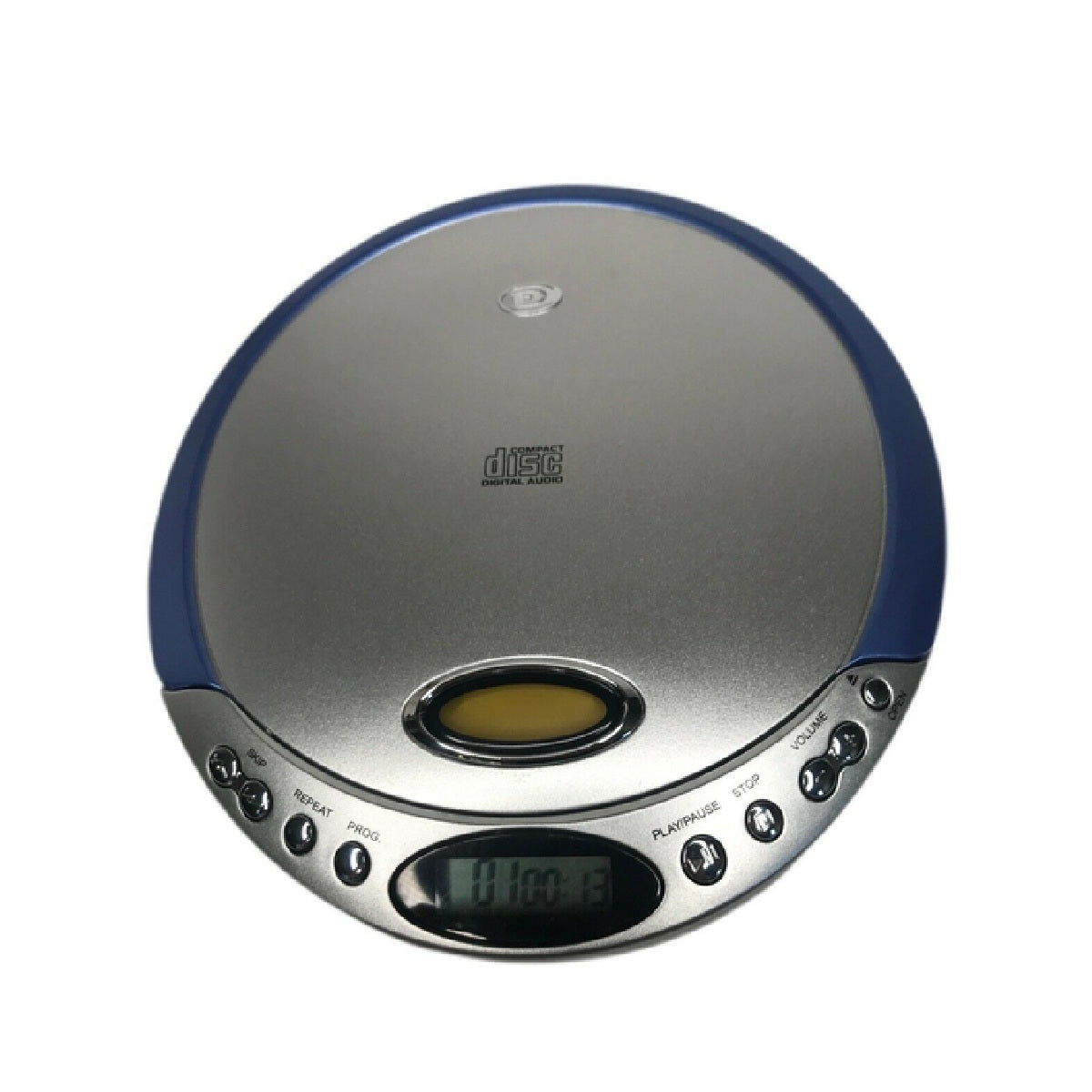 Durabrand CD‑566 Portable CD Player (Programmable, Silver)