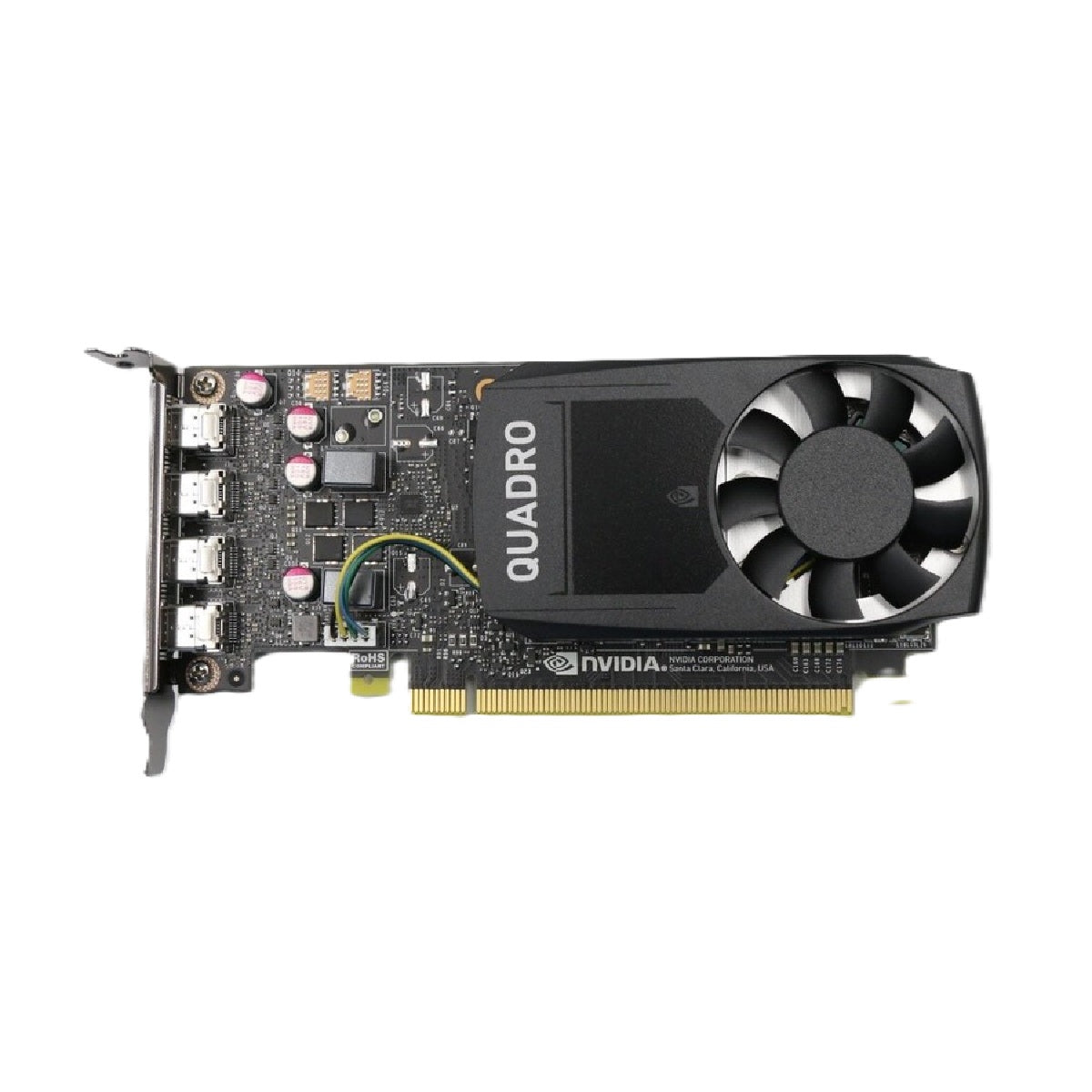 Nvidia 00FC964-GPU Quadro P1000 4GB GDDR5 4-port Mini-DisplayPort Graphics Card