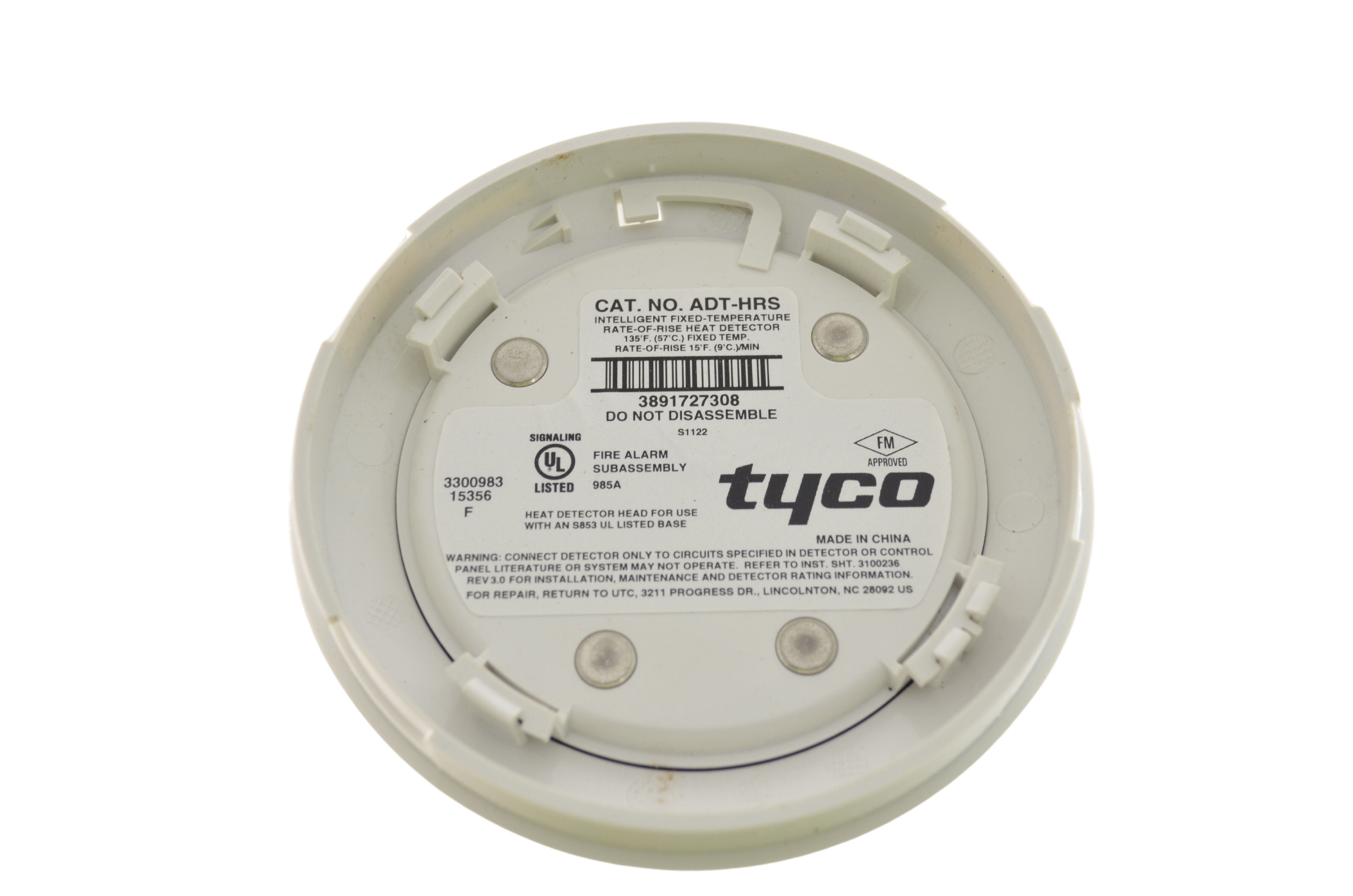 Tyco ADT-HRS Smoke & Heat Detector