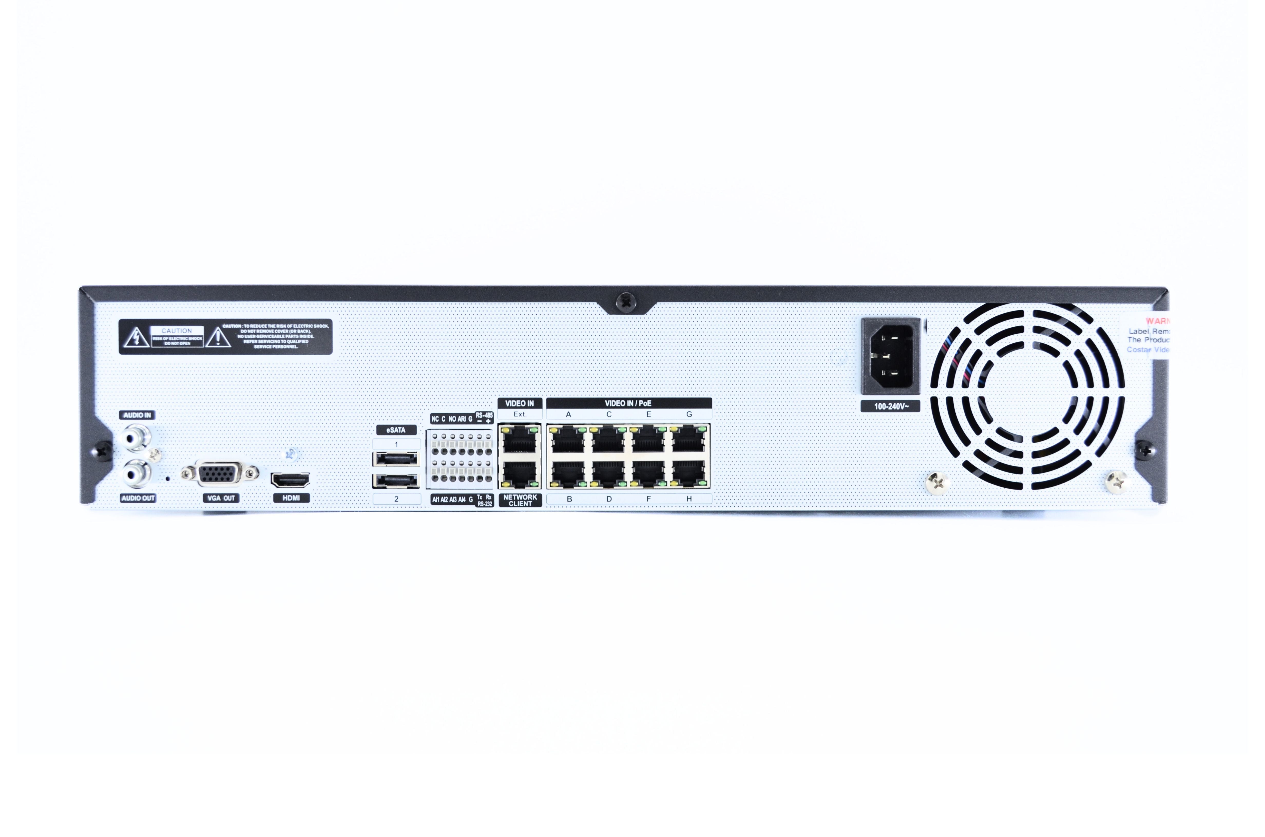 Costar CR8000XDI-2TB 8 Channel Full HD Network Video Recorder