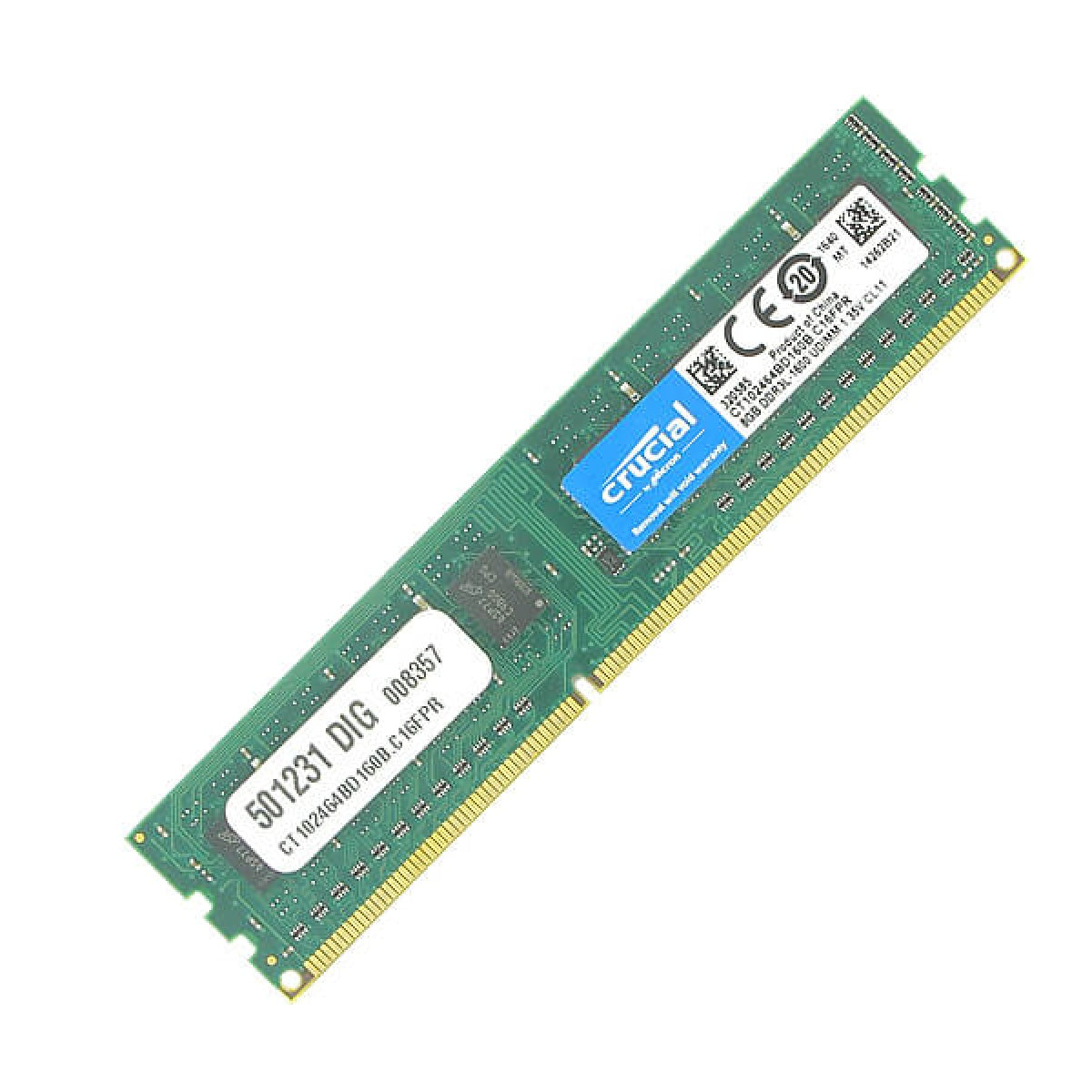 Crucial CT102464BF160B.C16FPR-RAM 1 x 8GB PC3L-12800S DDR3 1.3V SODIMM Laptop RAM