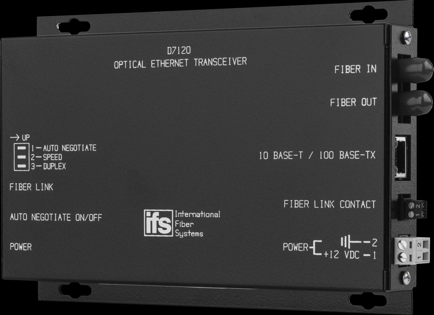 Interlogix D7130WDMA 10/100 Optical Ethernet Transceiver