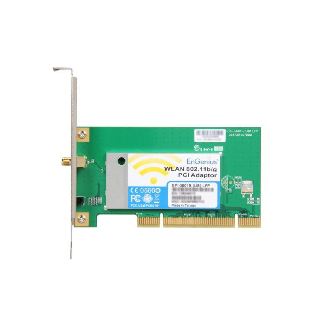 EnGenius EPI-3601S Wireless PCI Adapter w/ High 600mW RF Power & SuperG 108Mbps & Removable Antenna