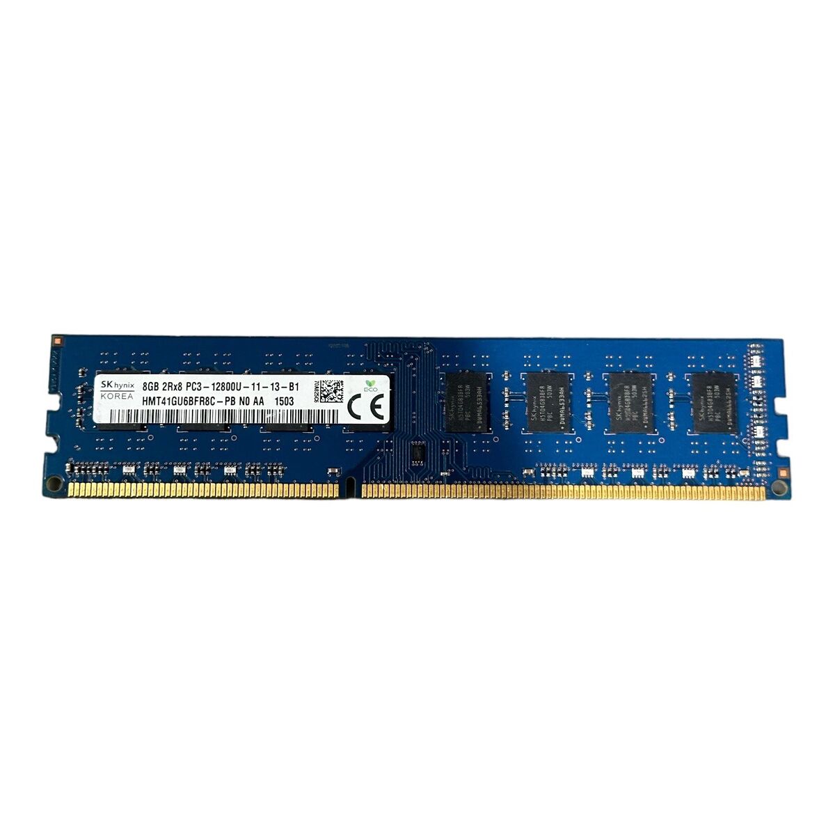 SK Hynix HMT41GU6BFR8C-PB 8GB PC3-12800U DDR3-1600 Desktop Memory
