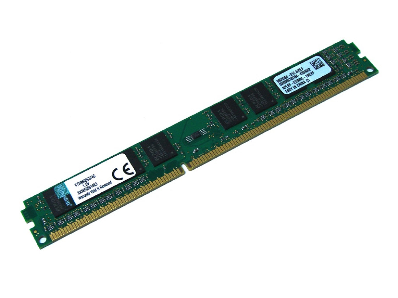 Kingston KTH9600CS/4G 8GB 2x4GB PC3-12800 DDR3 Desktop Low Profile Memory