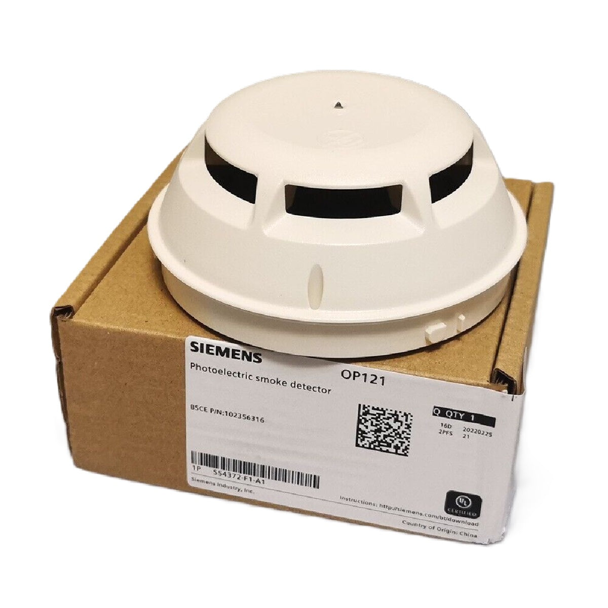 Siemens OP121 Photoelectric Smoke Detector