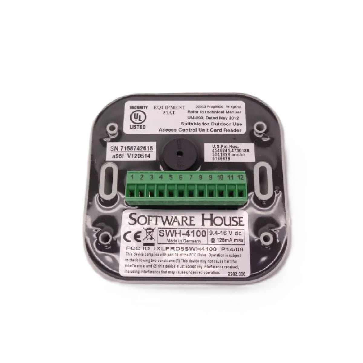 Software House SWH-4100 Access Control Unit Card Reader