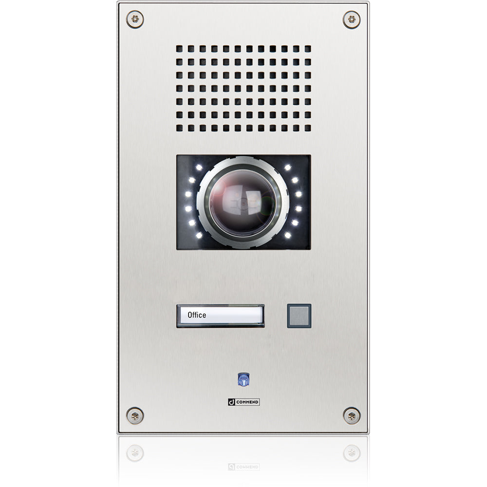 Commend C-WS201VICA Vandal Resistant Wall Mount Station w/AXIS Camera & Intercom
