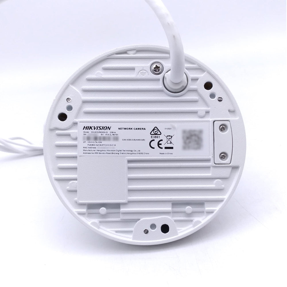 Hikvision DS-2CD2563G0-IS-2.8mm 6 MP Outdoor IR Fixed Mini Network Dome Camera, 2.8mm Lens