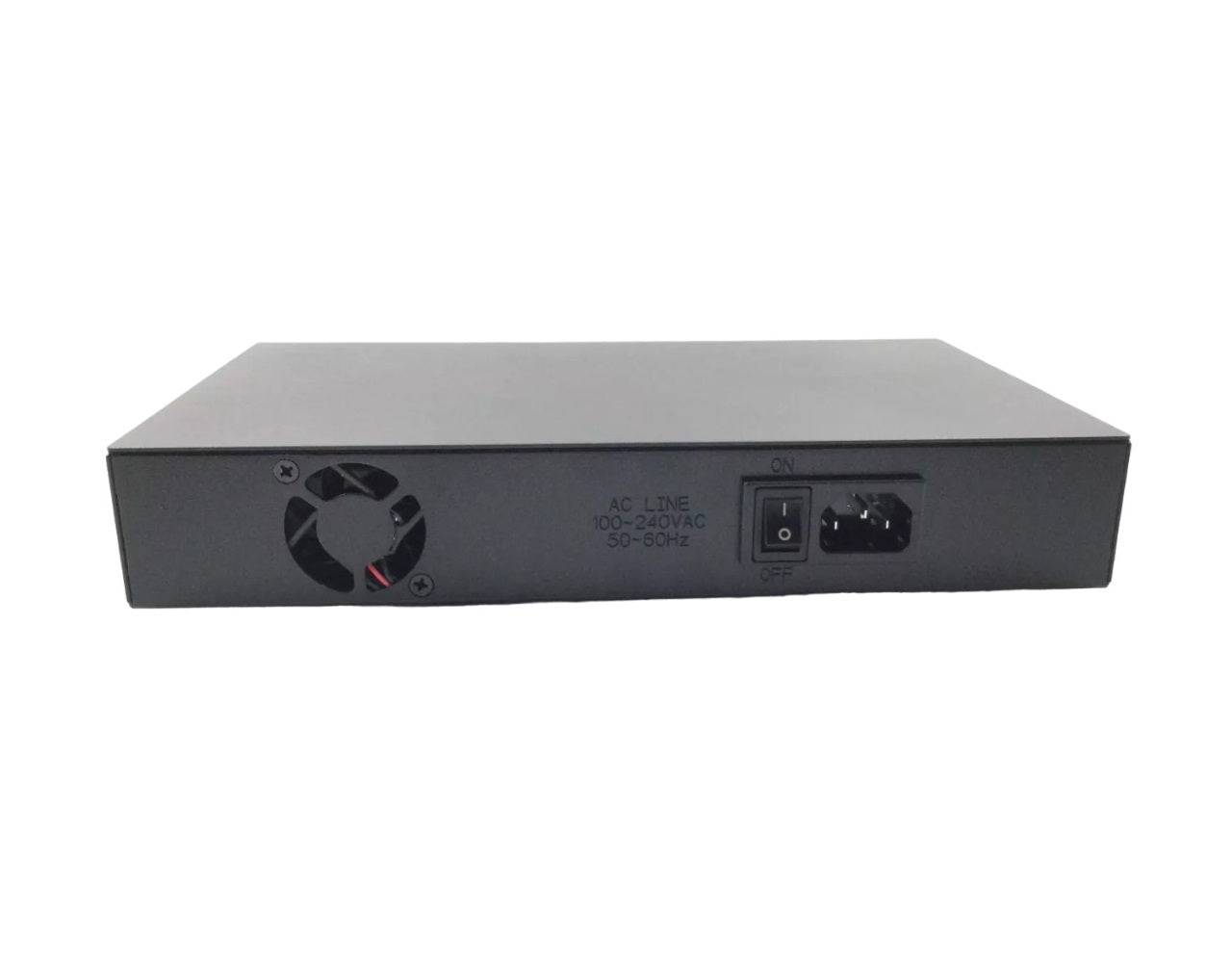 EtherWAN Web-Managed Ethernet Switch with 8 PoE+ 802.3at + 2 Gigabit Ports