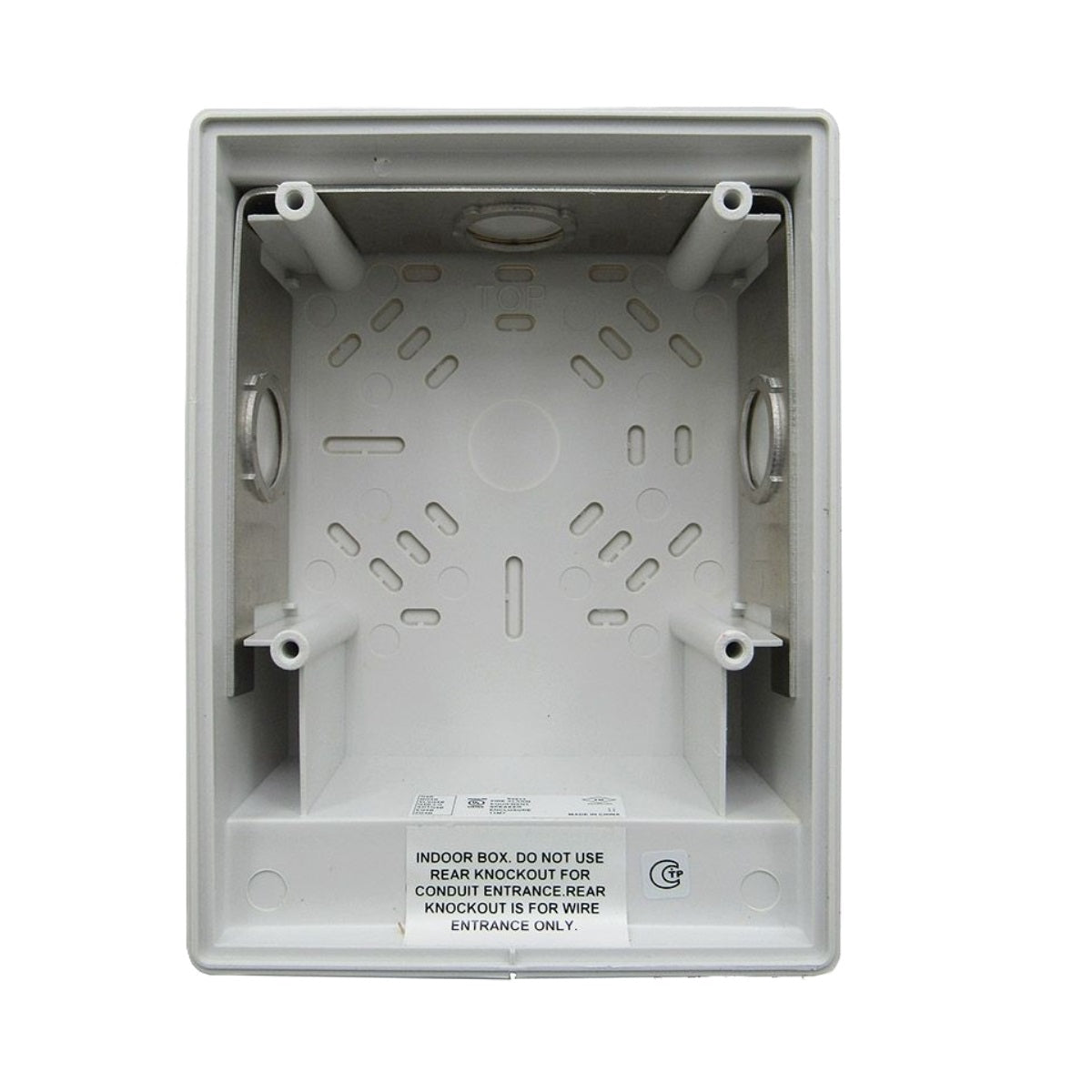 Edwards Signaling G4B Surface Back Box, White