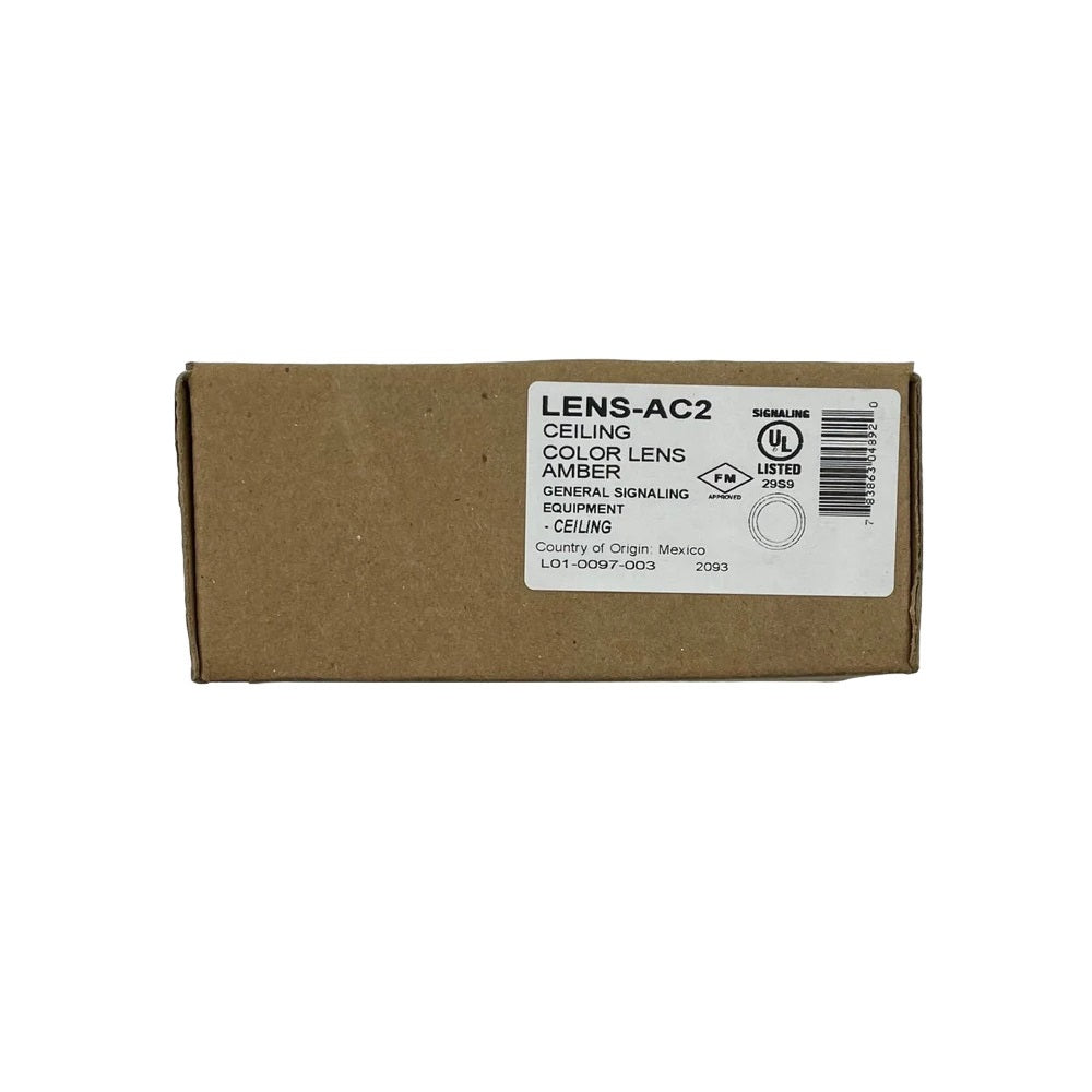 System Sensor LENS-AC2 Amber Ceiling Mount Lens