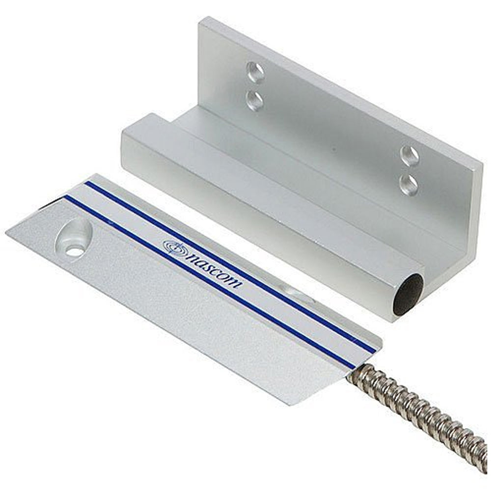 Nascom N205A/ST Overhead Door Standard Switch with Shape Magnet Featuring No Dead Spot Technology, Silver