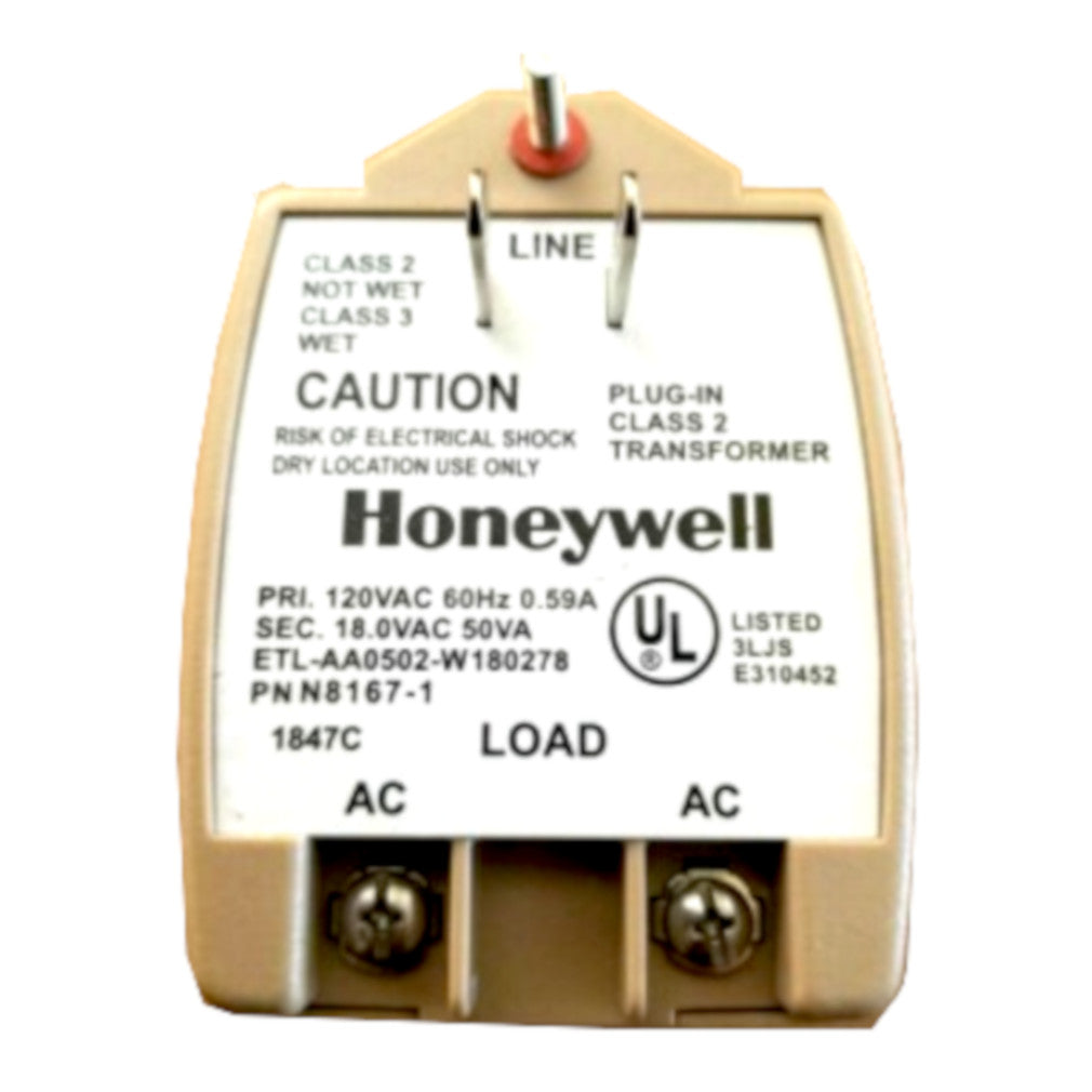 Honeywell N8167-1 Plug-In Class 2 Transformer