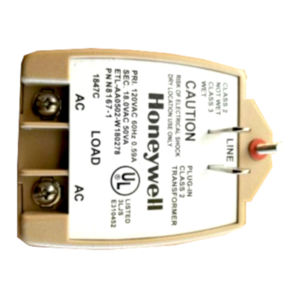 Honeywell N8167-1 Plug-In Class 2 Transformer