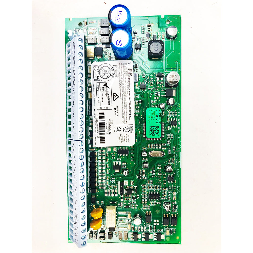 DSC PC1864 Powerseries 8 Zone Security System Control Panel Printed Circuit Board