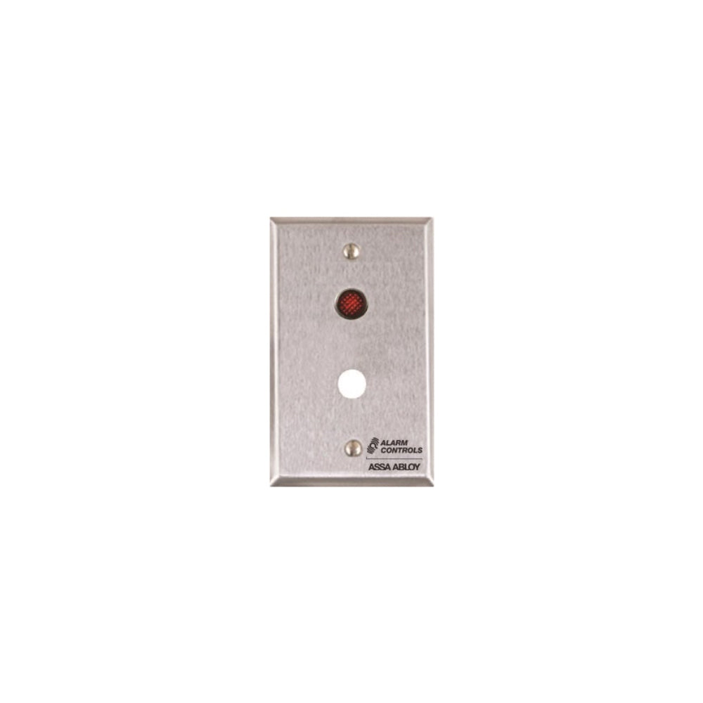 Alarm Controls RP-30L Wall Plate, Single Gang, Stainless Steel