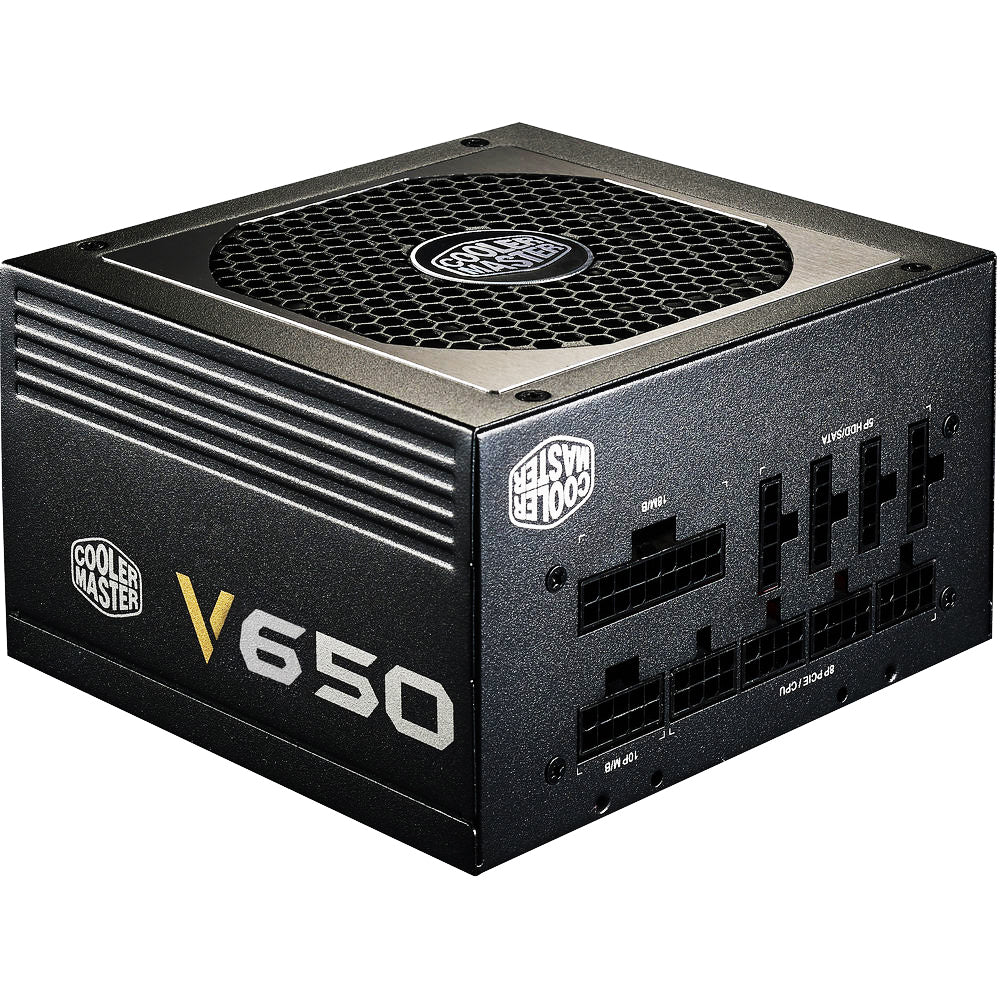 Cooler Master V650 650W Fully Modular 80 PLUS Gold Power Supply RS650-AFBAG1-US