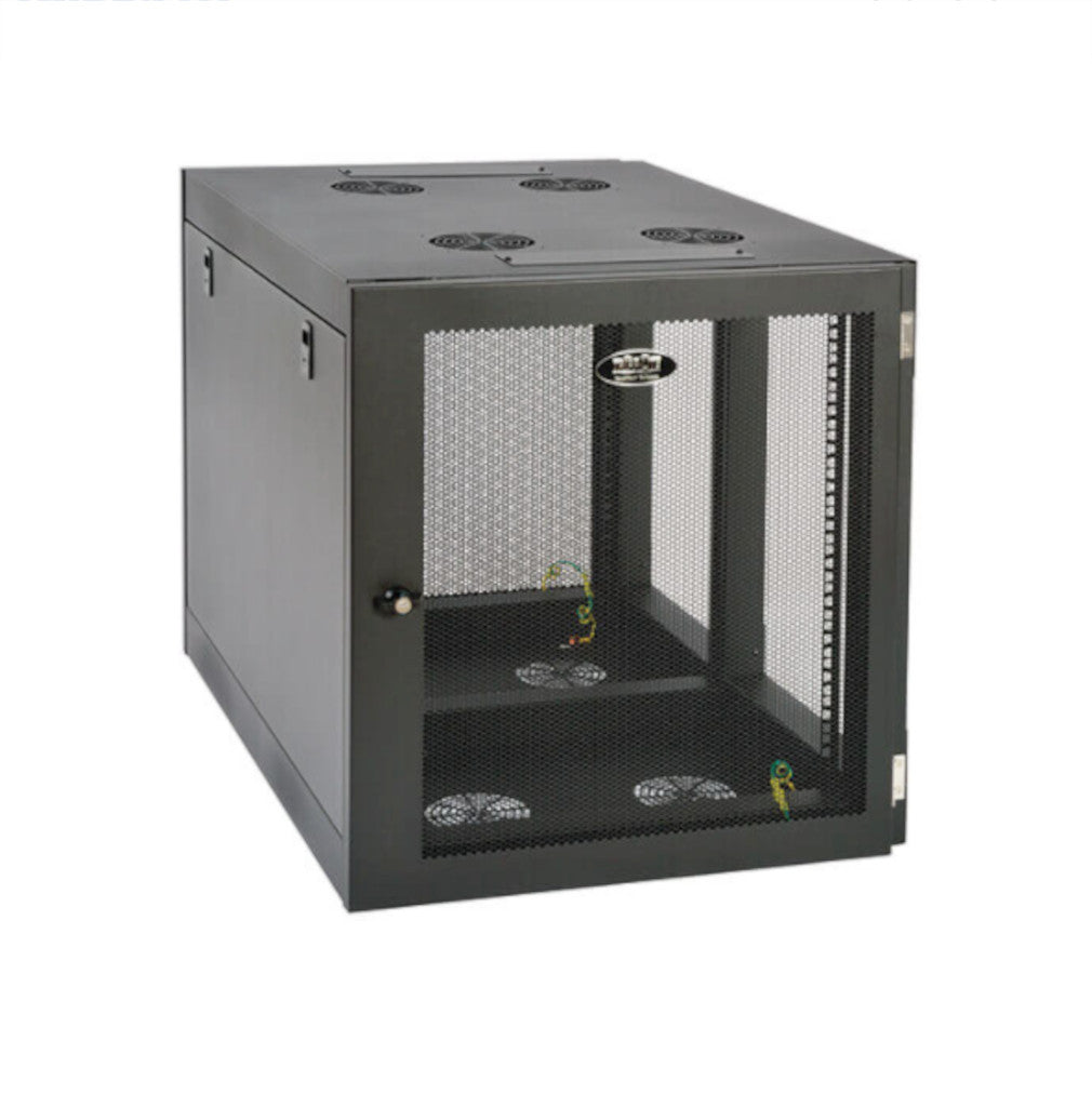 TrippLite SRW12UHD SmartRack 12U Heavy-Duty Low-Profile Server-Depth Side-Mount Wall-Mount Small Rack Enclosure