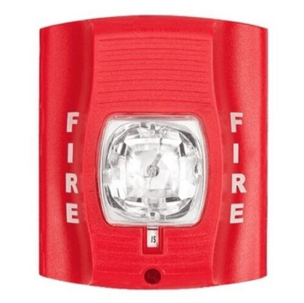 System Sensor SR SpectrAlert Wall-Mount Multi-candela Strobe 12/24V, Red