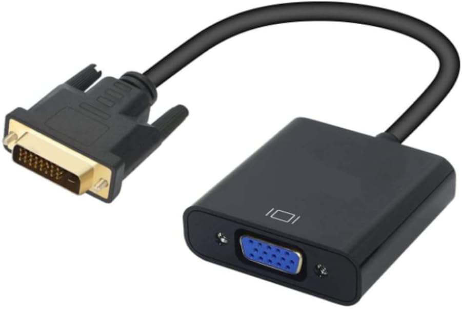 CableDeconn X000ZXDAAF DVI-D to VGA Adapter