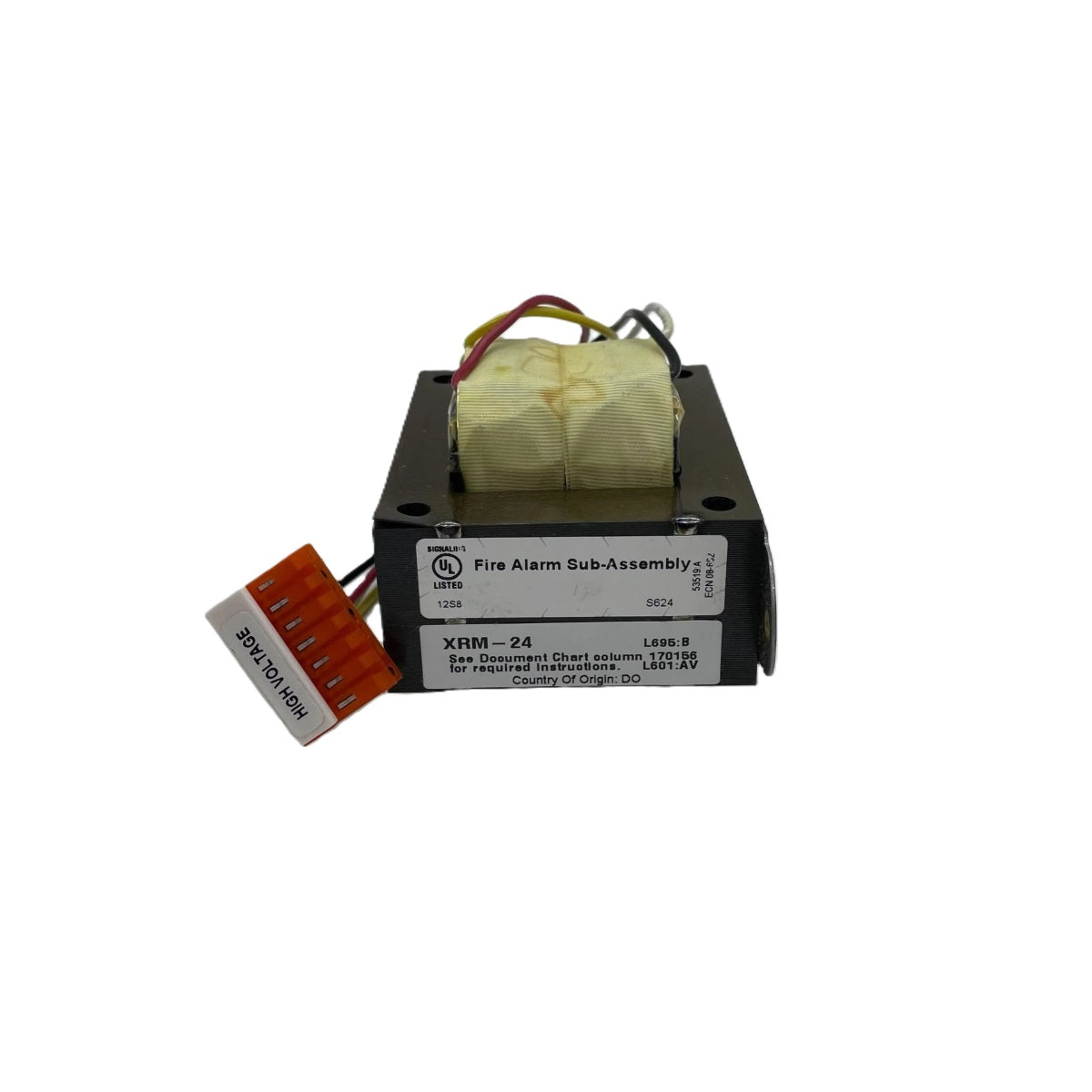 Fire-Lite XRM-24 Transformer security