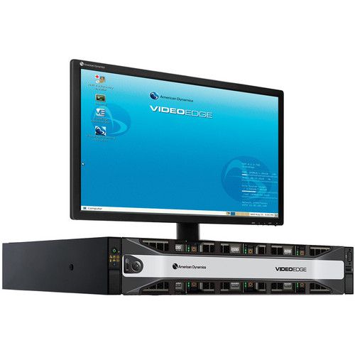 American Dynamics ADVER18R5D1D VideoEdge NVR R720 With 4 Camera License and 15TB
