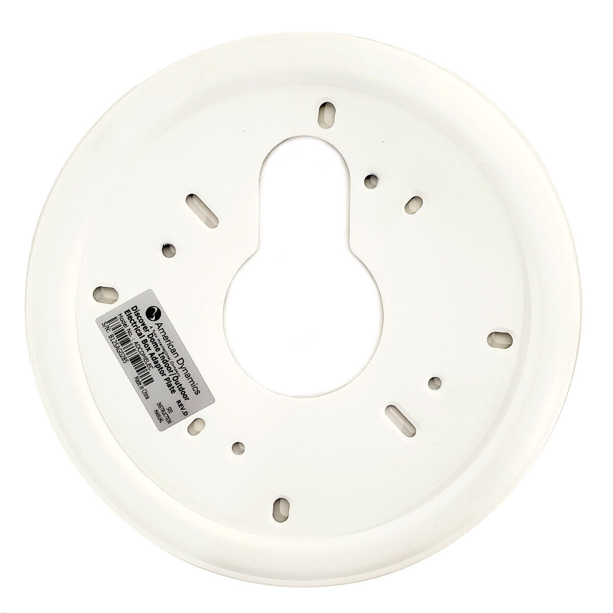 American Dynamics ADCDMELEC Electrical Box Adaptor Plate