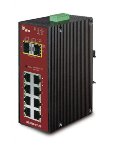 Interlogix NS3550-8T-2S Industrial Gigabit Managed Switch