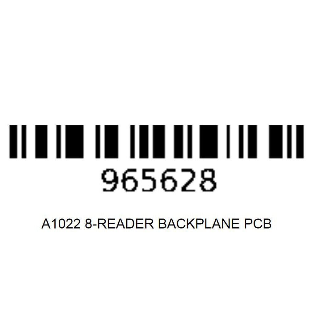 Sielox 965628 PCB	 A1022 8-Reader Backplane	 Circuit Board