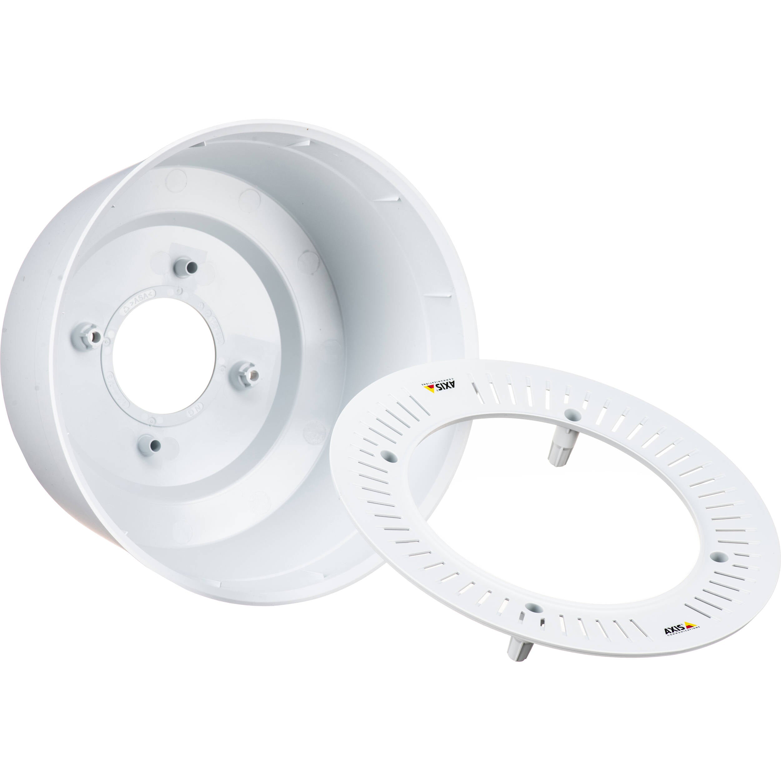 Axis Communications T94V02D (01505-001) Indoor/Outdoor Pendant Kit Mounting on 1.5" NPS Threaded Brackets, White