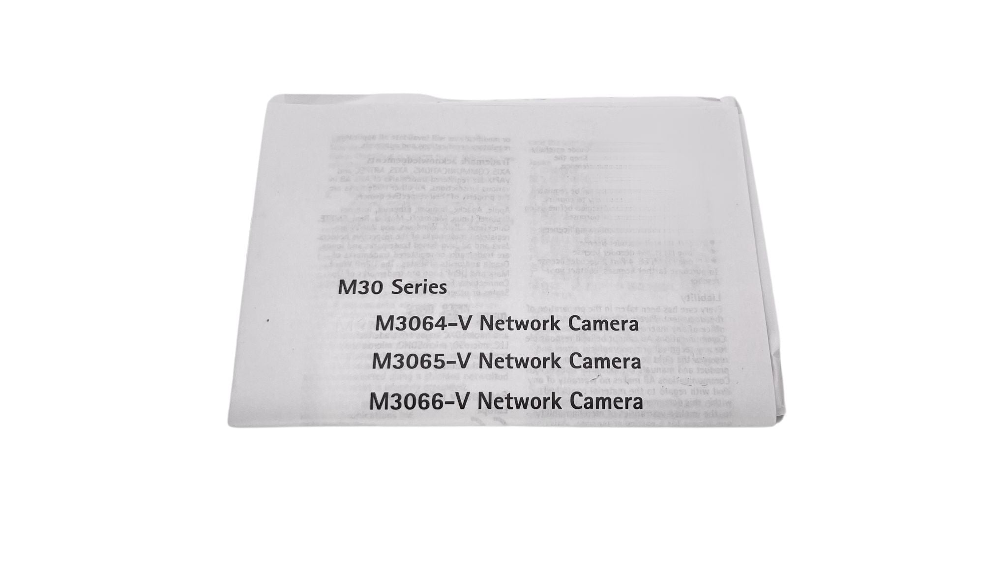 Axis 01707-001 M3065-V 2 MP Indoor Mini Dome Network Camera, 3.1mm Lens