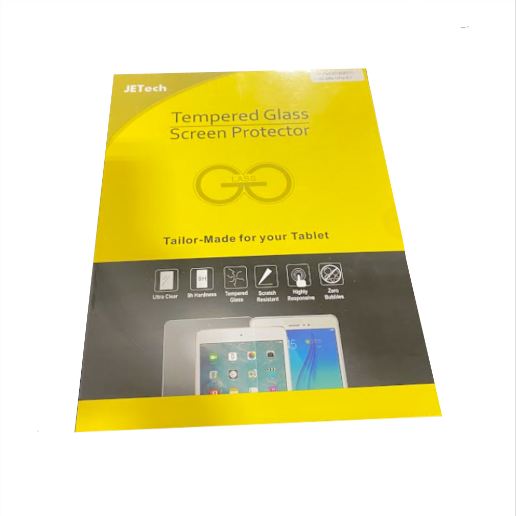 JETech Tempered Glass Screen Protector for iPad 2018/2017/Air 2/Air 1/Pro 9.7