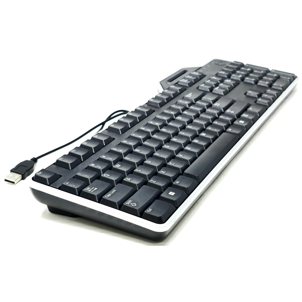 Dell 0R4F7T KB813 USB Keyboard with Smart Card Reader