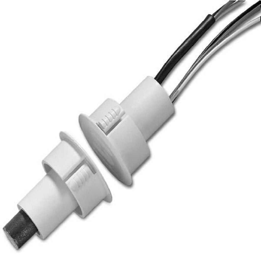 Interlogix 1078CW-N White Magnetic Recessed Steel Door Contact Switch