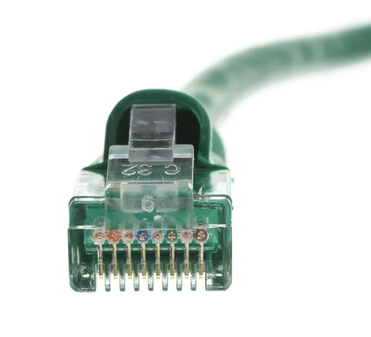 Snagless 25 Foot Cat6 Green Network Ethernet Patch Cable