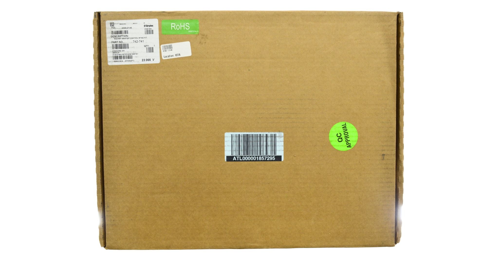 Simplex 4100-2140 Master controller rack mount kit