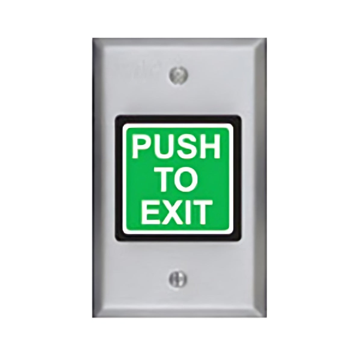 SDC 423PU Push to Exit Switch, 1-3/4" x 1" Button-Integrated Pneumatic, 1-180 Seconds, 3 Amp, Stainless Steel